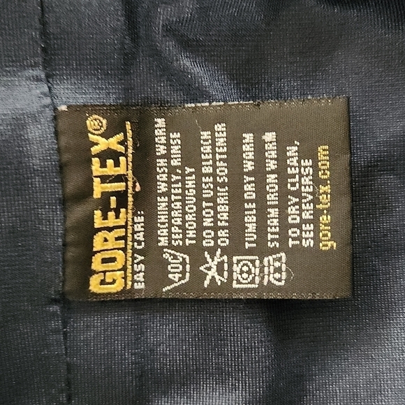 CABELA'S Gore-Tex Blue & Gray Windbreaker Jacket - Picture 8 of 11